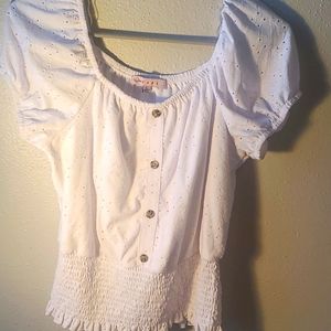 White Medium blouse
